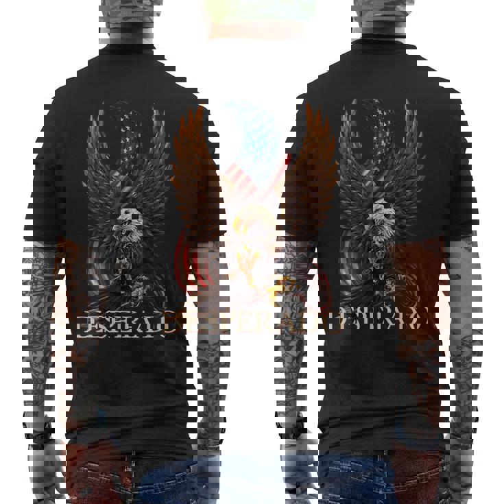デスペラードカウボーイイーグル メンズTシャツ バックプリント