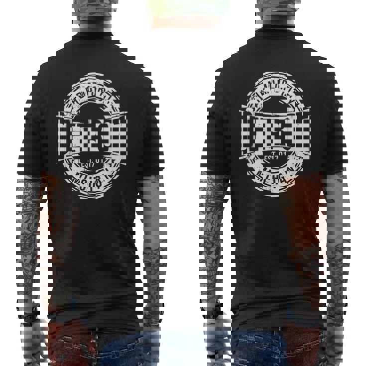 デトロイトビンテージ Detroitintage メンズTシャツ バックプリント