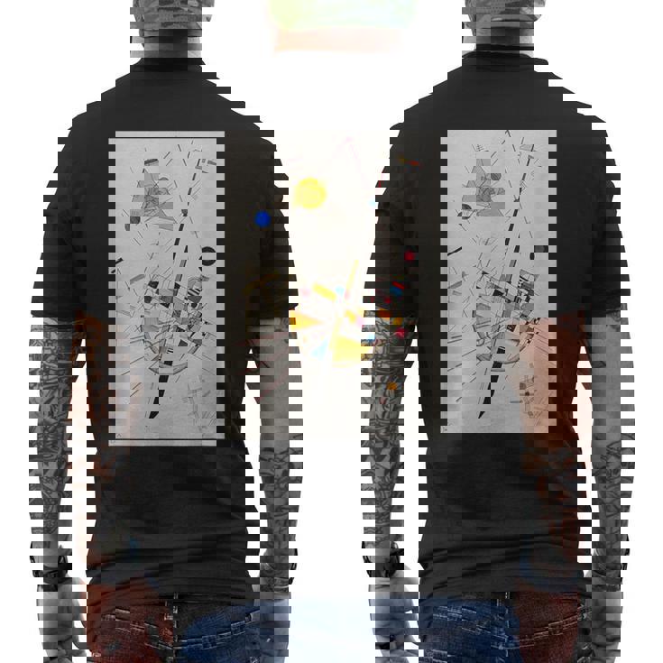 デリケートテンション-カンディンスキー メンズTシャツ バックプリント