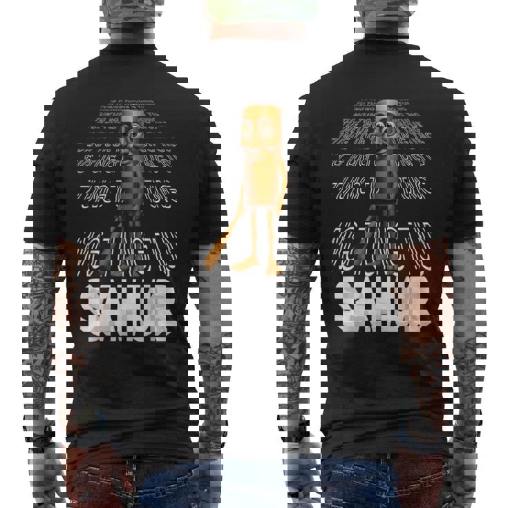 トゥン・トゥン・トゥン・サフール メンズTシャツ バックプリント