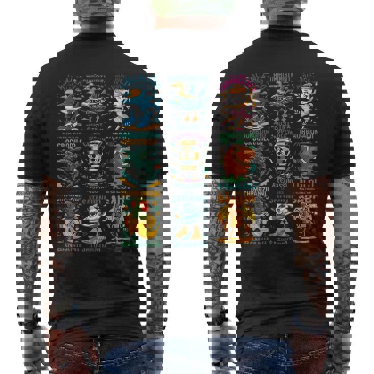 トップ ブレイン キャラ キッズ お気に入り 男の子 ミーム Aiモンスター メンズTシャツ バックプリント