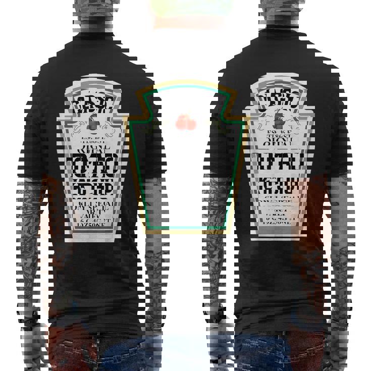 トマトケチャップ カップルグループ ハロウィンコスチューム Diy ラストミン メンズTシャツ バックプリント