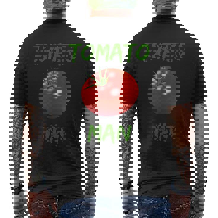 トマトマン メンズTシャツ バックプリント