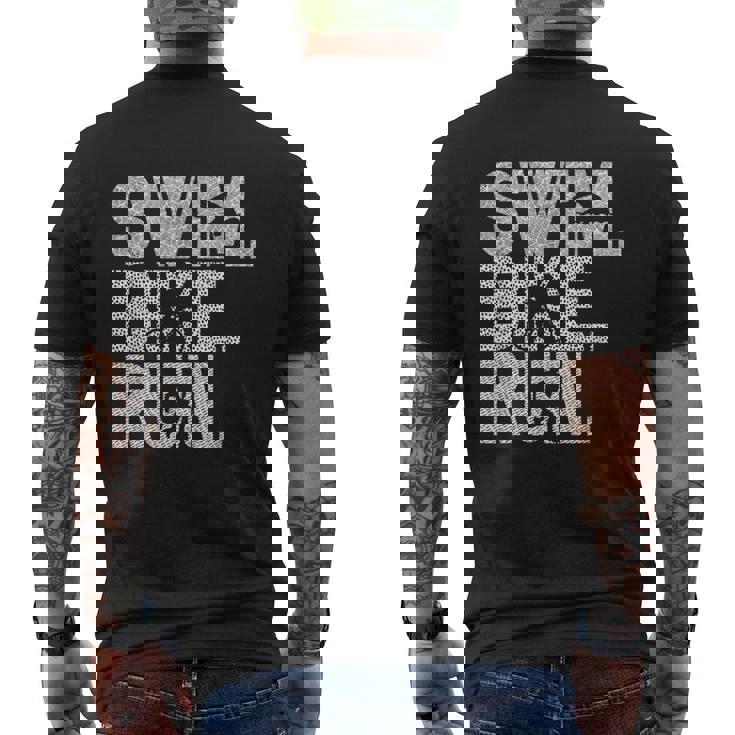 トライアスロン 水泳 バイク ラン トライアスロン メンズTシャツ バックプリント