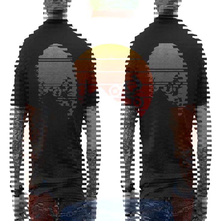 トライアルバイク メンズTシャツ バックプリント