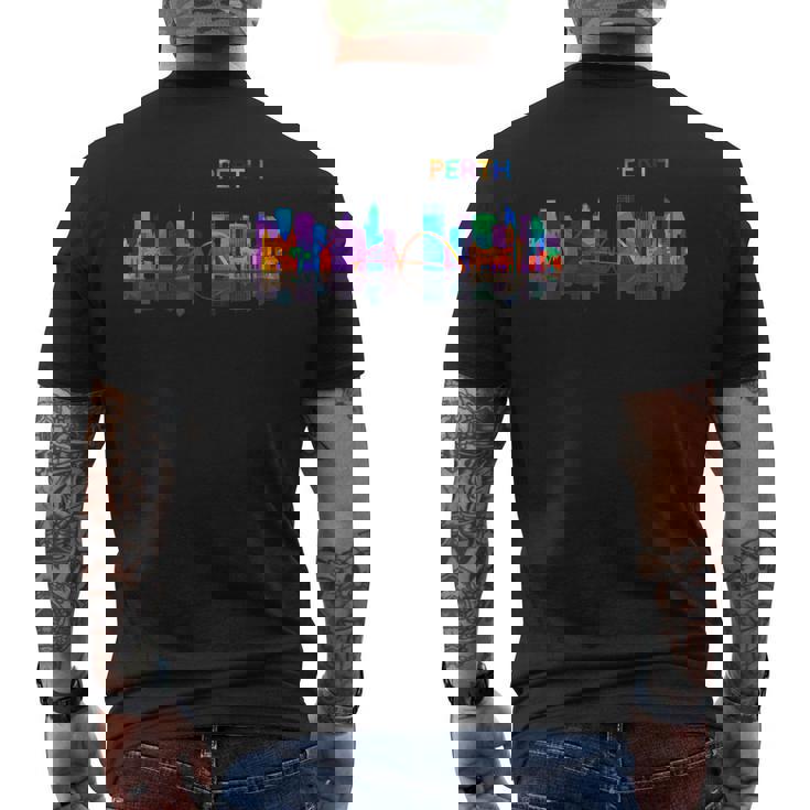 トラベル オーストラリア パース メルボルン シドニー バケーション お土産 メンズTシャツ バックプリント