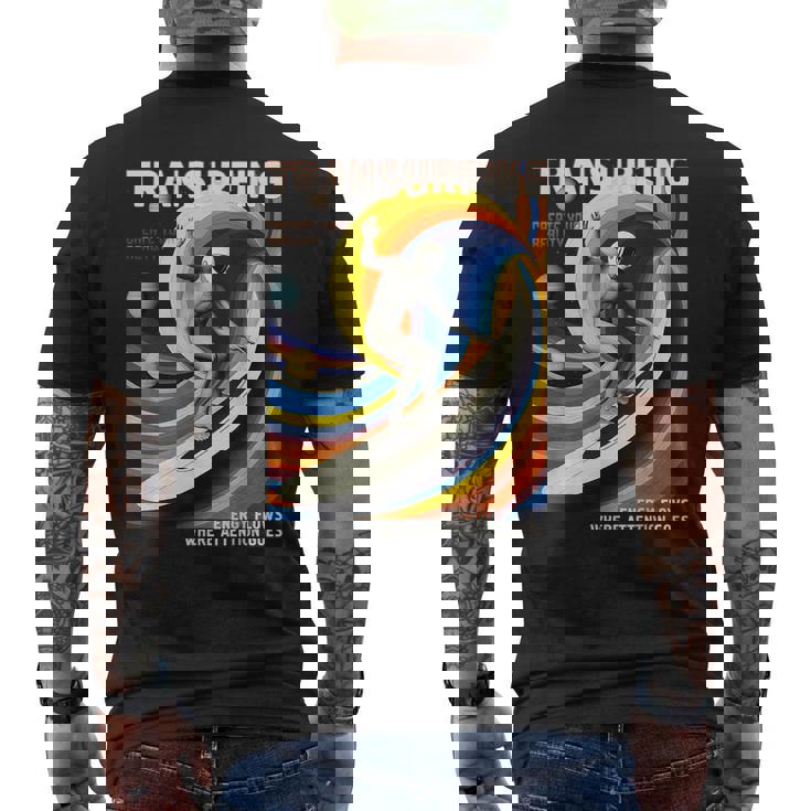 トランサーフィン メンズTシャツ バックプリント