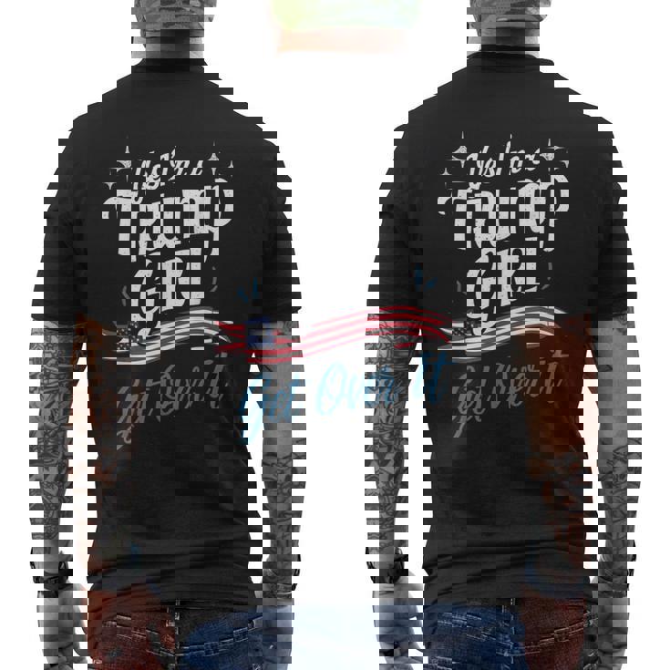 トランプガールレッドtシャツ ドナルド・トランプ大統領2024 メンズTシャツ バックプリント