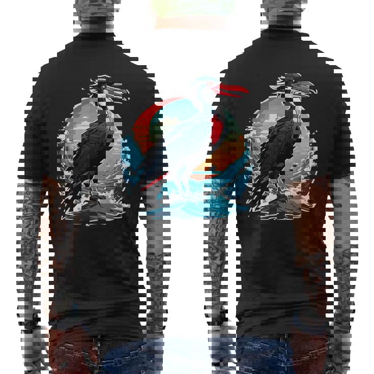 トロピカルフリゲートバード メンズTシャツ バックプリント