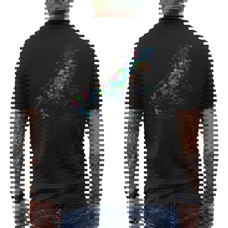 トロピック 爬虫類 動物園 キーパー ギフトアイデア イグアナ メンズTシャツ バックプリント