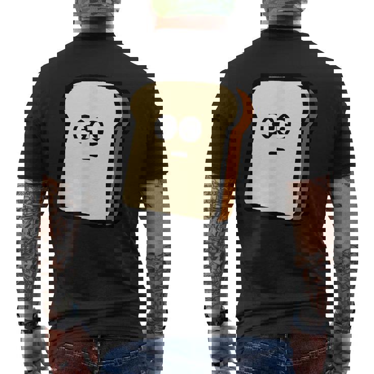 トーストくん パン 食パン かわいい イラスト ゆるキャラ メンズ レディース キッズ メンズTシャツ バックプリント