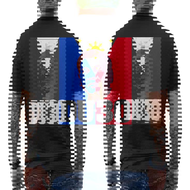 ドゥテルテが2016年大統領に就任 メンズTシャツ バックプリント