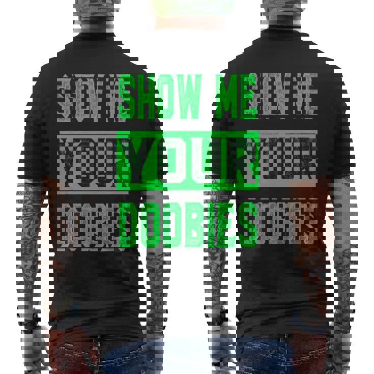 ドゥービーを見せて メンズTシャツ バックプリント