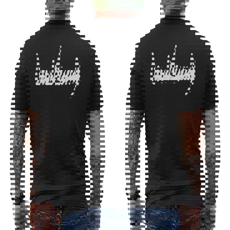 ドナルド J トランプ サインtシャツ メンズTシャツ バックプリント