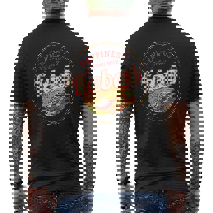 ドネルケバブ レトロ スナック ビンテージ ストリート フード グルメ お土産 メンズTシャツ バックプリント