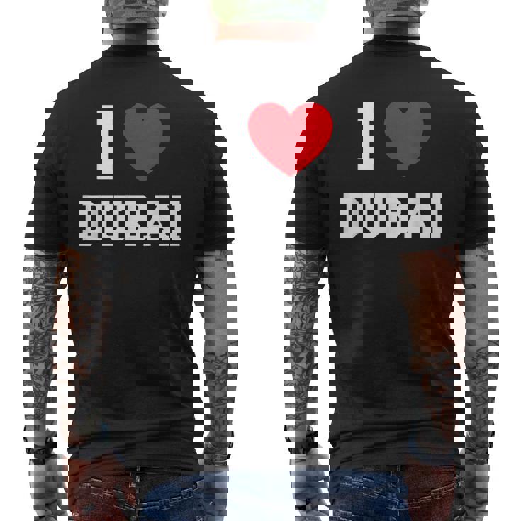 ドバイ大好き メンズTシャツ バックプリント