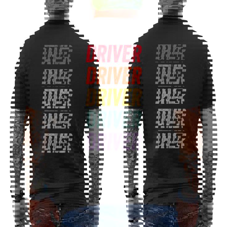 ドライバー メンズTシャツ バックプリント