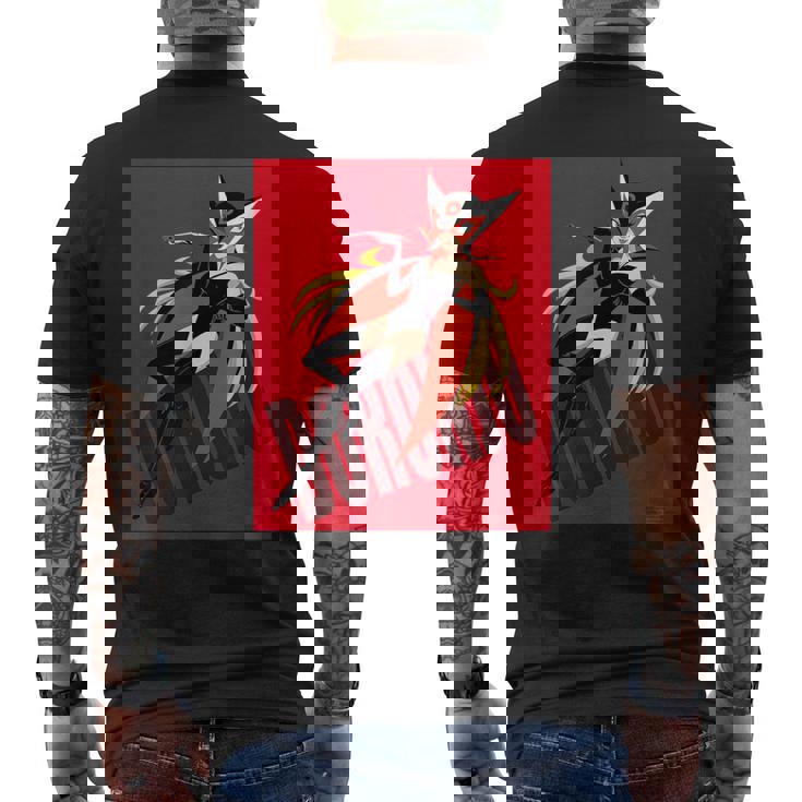 ドロンジョデザインb メンズTシャツ バックプリント