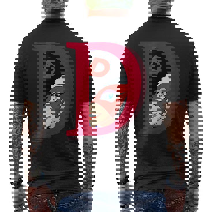 ドロンジョデザインf メンズTシャツ バックプリント