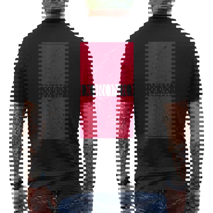 ドロンジョデザインi メンズTシャツ バックプリント