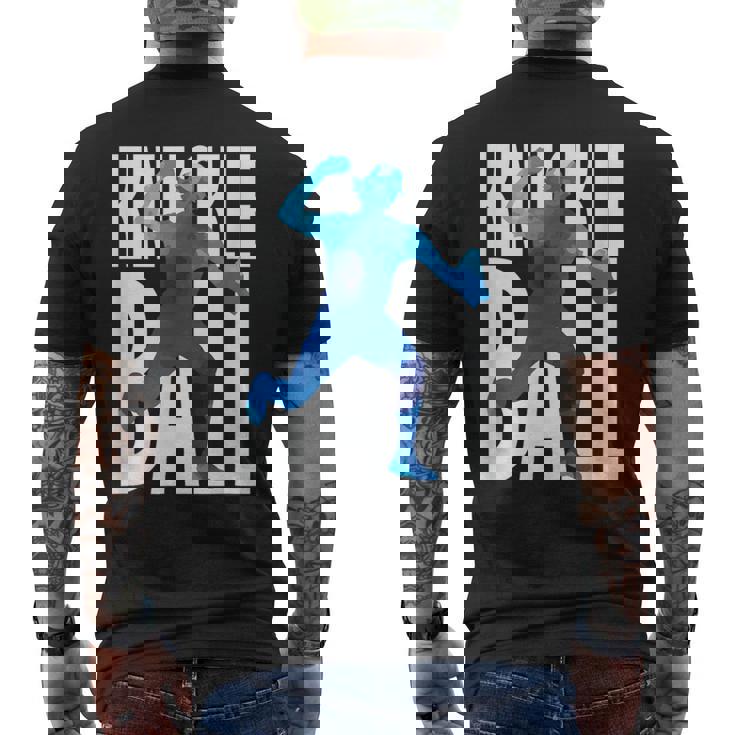 ナックルボール 野球 メンズTシャツ バックプリント