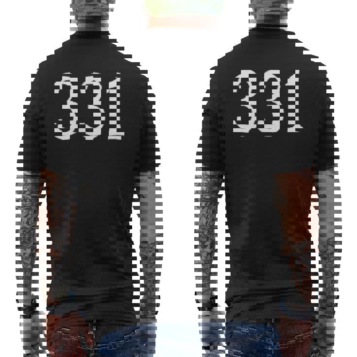 ナンバー331 ポケットナンバー スポーツジャージ 誕生日 メンズTシャツ バックプリント