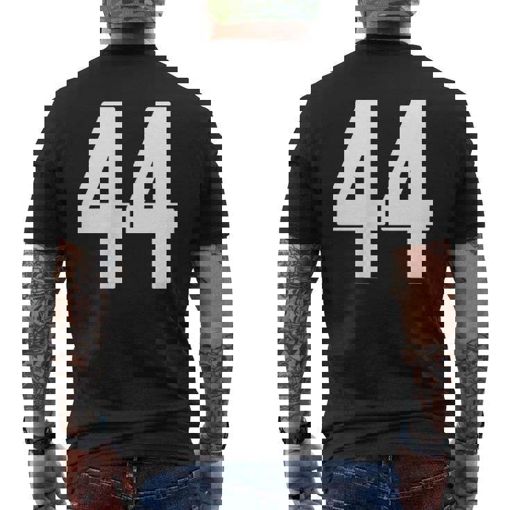 ナンバー44インチホワイトポケットスタイルバージョン。 メンズTシャツ バックプリント