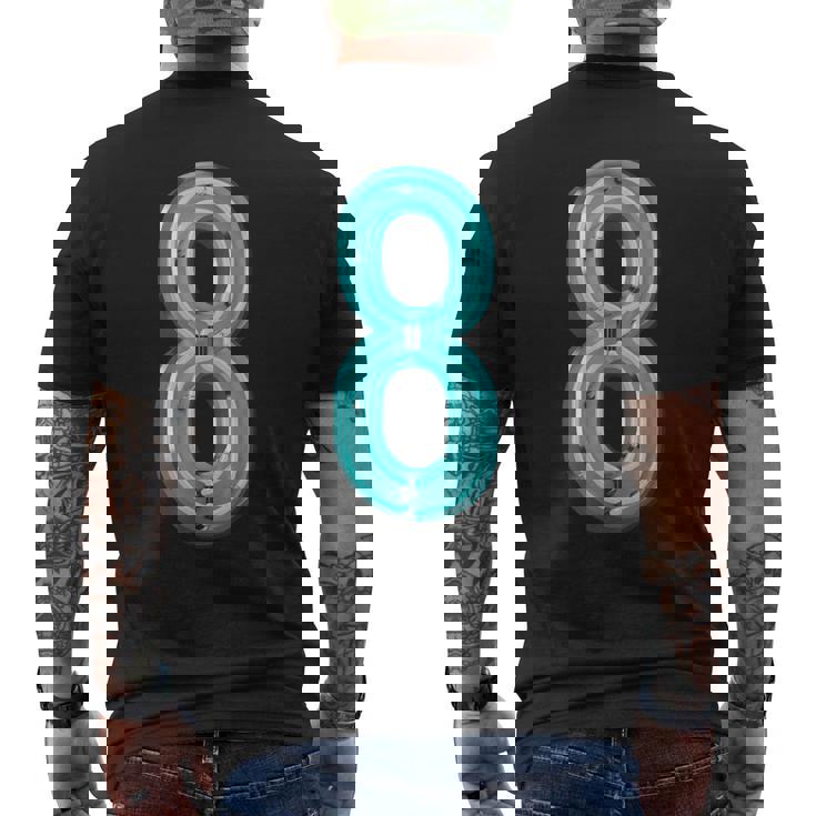 ナンバー8 、ファニーナンバーエイトtシャツ メンズTシャツ バックプリント