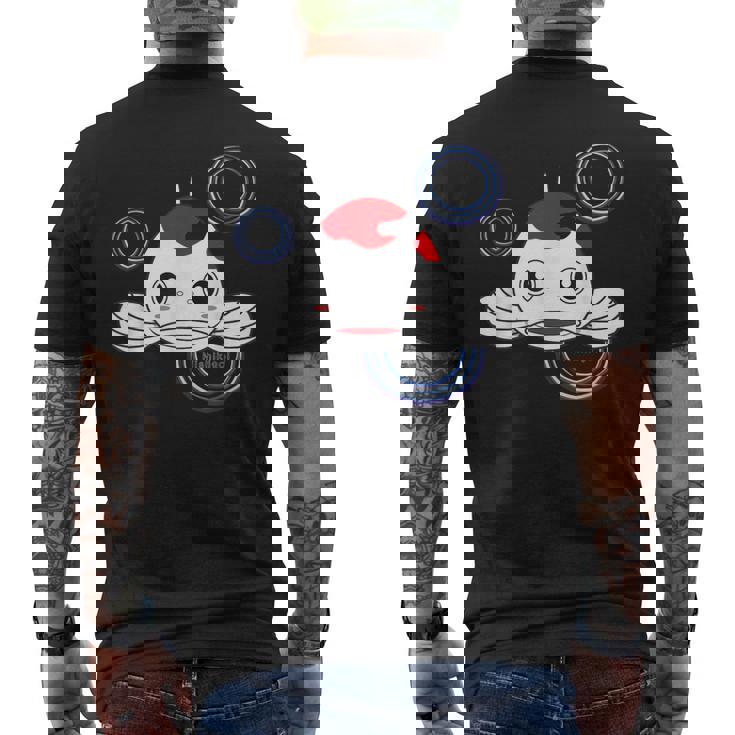 ニシキゴイ Nisikigoi 錦鯉 コイ かわいい メンズTシャツ バックプリント