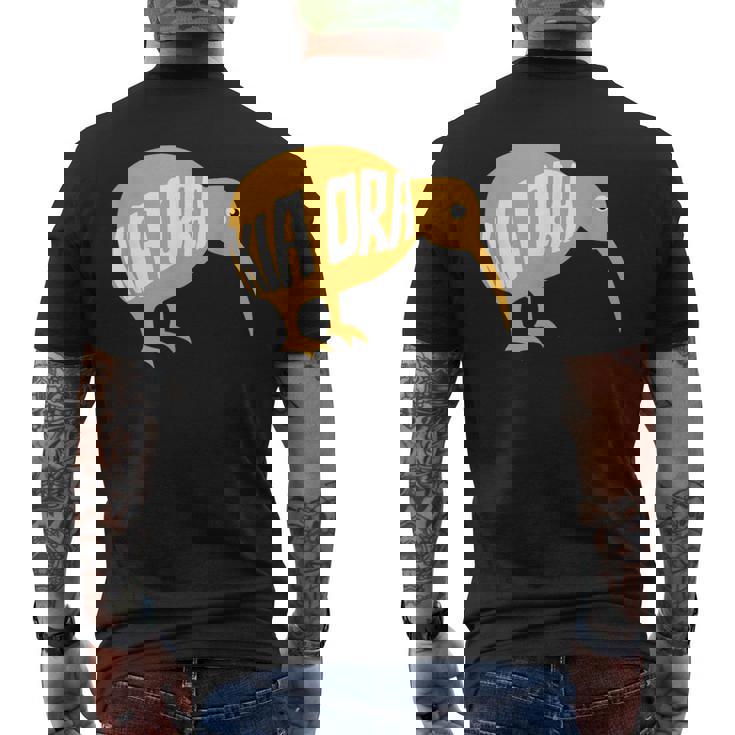 ニュージーランド お土産 キウイ鳥 キア・オラ Be Well ギフト メンズTシャツ バックプリント