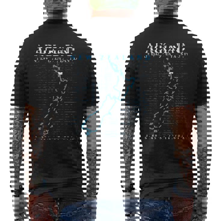 ニュージーランド オークランド メンズTシャツ バックプリント