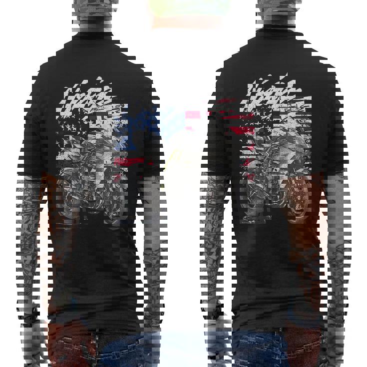 ニンジャ H2 7月4日 アメリカ版 メンズTシャツ バックプリント