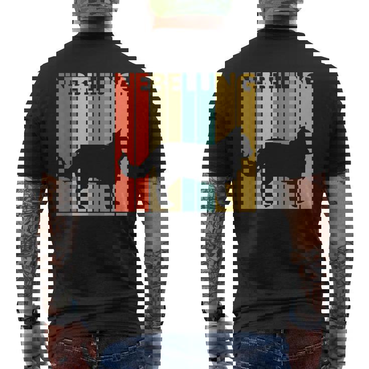 ネベロング ネコ メンズTシャツ バックプリント