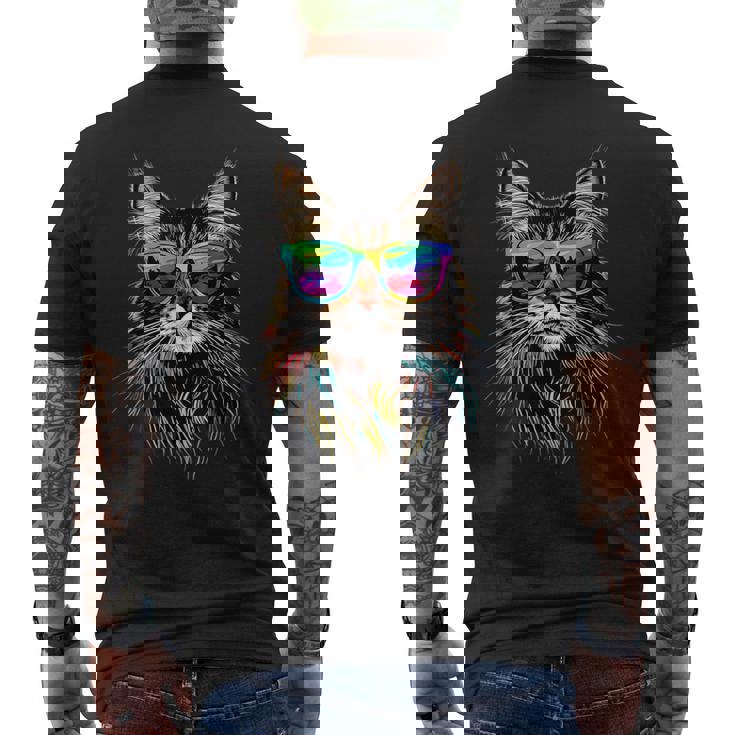 ノルウェージャン・フォレスト・キャット ノルウェージャン・キャットkogkatt フォレスト・キャット メンズTシャツ バックプリント