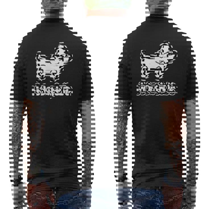 ノー ダックス ノー ライフ No Daxno Life 胸＆バックプリント メンズTシャツ バックプリント