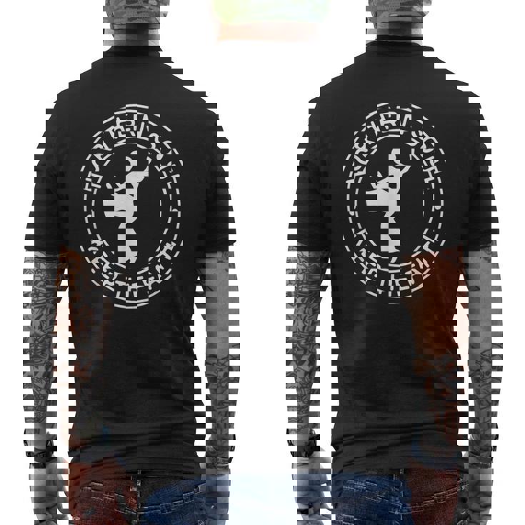 ノーザン・ソウル・ガール・ダンサー、キープ・ザ・フェイス メンズTシャツ バックプリント