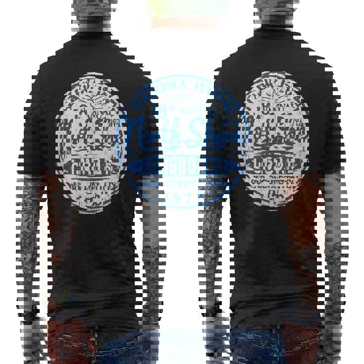 ノースショア ハレイワ ハワイ ロングボード サーフ メンズTシャツ バックプリント