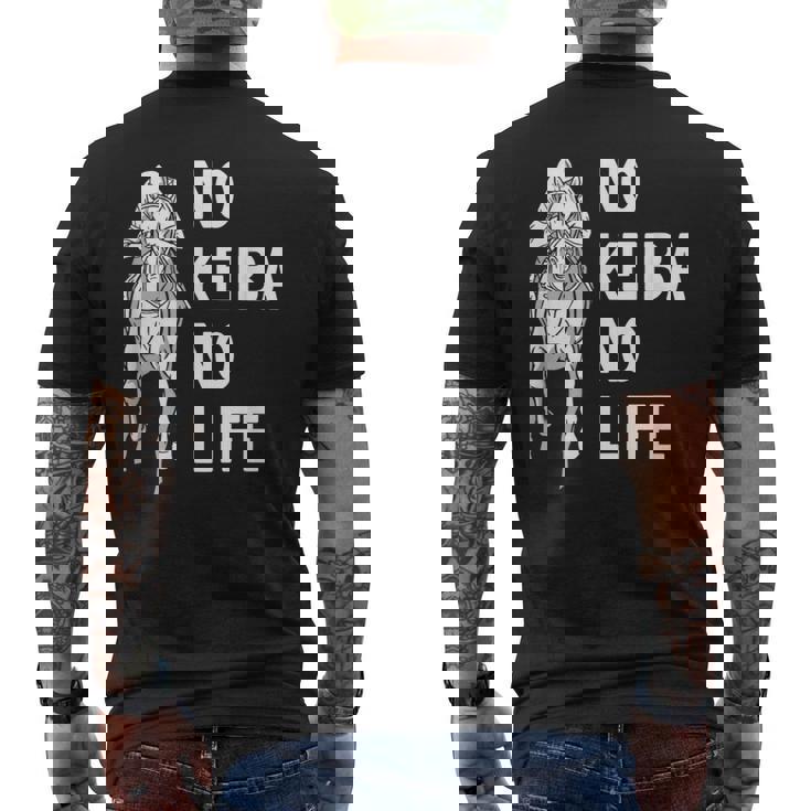 ノー競馬ノーライフ 競馬好き 馬好き 競馬ファン 競馬 メンズTシャツ バックプリント