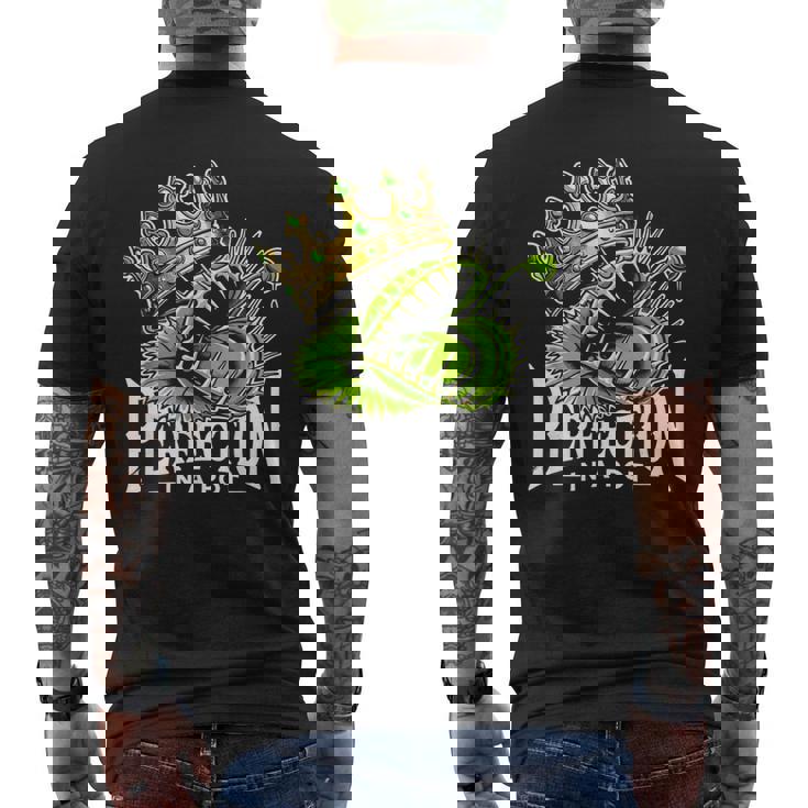 ハエトリソウの愛好家 食虫植物への執着 珍しい メンズTシャツ バックプリント