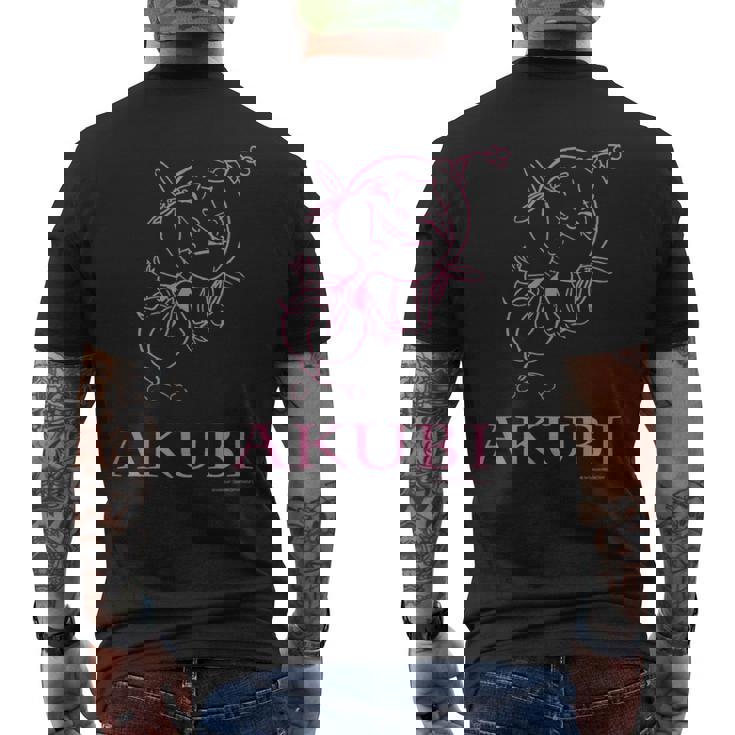 ハクション大魔王 H メンズTシャツ バックプリント