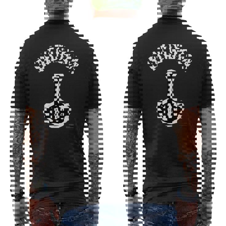 ハクション大魔王 カレッジデザイン メンズTシャツ バックプリント