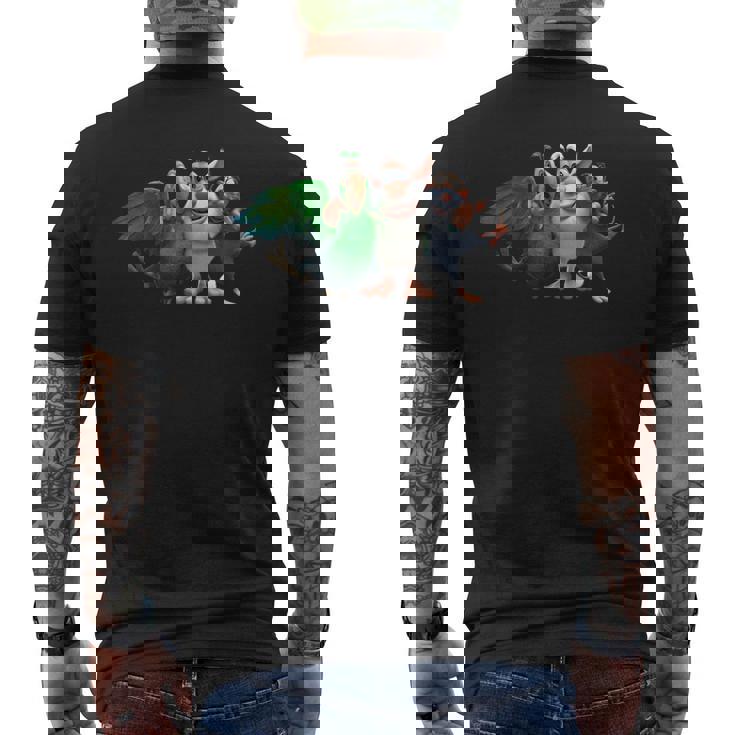 ハグズ・ブーバ＆フレンズ メンズTシャツ バックプリント