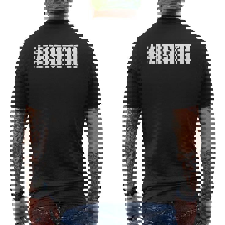 ハッシュタグ 面白いハッシュタグ メンズTシャツ バックプリント