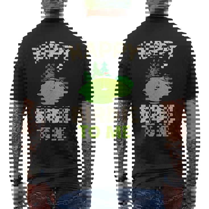 ハッピーバーディー ゴルフ 面白い ホール 文字入り メンズ おもしろ 面白い 服 オリジナル おもしろグッズ 文字 メンズTシャツ バックプリント