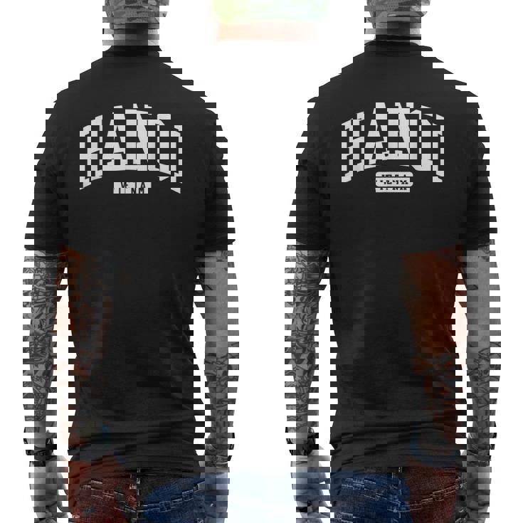 ハノイベトナム大学大学スタイル メンズTシャツ バックプリント