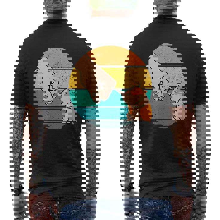 ハムスターフレンド げっ歯類ペット メンズTシャツ バックプリント