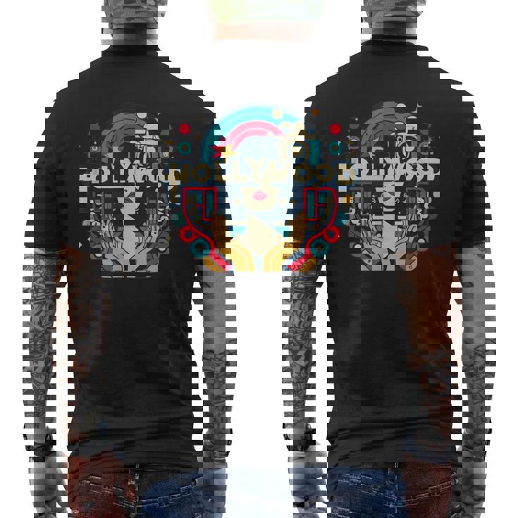 ハリウッド映画スター レトロ 黄金時代 映画 シネマ メンズTシャツ バックプリント