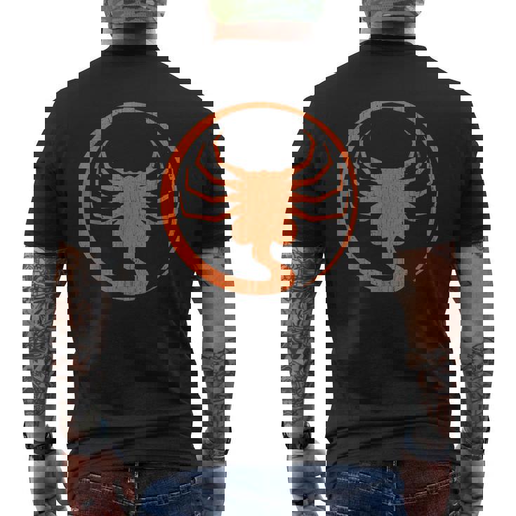 ハロウィン 怖いエイリアン フェイスハガー ホラー パンプキン レイジーコスチューム メンズTシャツ バックプリント