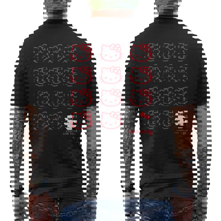 ハローキティ Usデザイン カオ メンズTシャツ バックプリント