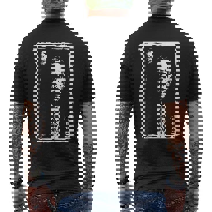 ハワード・フィリップス アート キム・ディアス・ホルム 絵 インク クトゥルフ Hpl Cthulhu Howard メンズTシャツ バックプリント